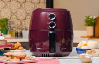 LINDINHA E PRÁTICA Fritadeira Elétrica Air Fryer Wap Family 4L Vermelha 110v DE …