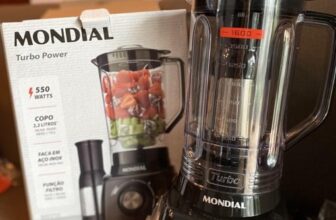 LANCE AQUELA VITAMINA Liquidificador Turbo Power Mondial 550W – 220v POR 75,70ht…