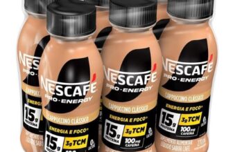 CAFEÍNA COM MAIS ENERGIA AINDA Suplemento Alimentar UHT Nescafé Pro-Energy Capuc…