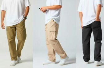 PRECINHO NA CALÇOLA  Calça Jogger Cargo Masculina Sarja – Várias Opções de Cores…