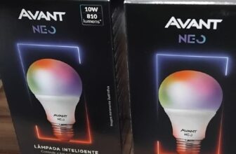 CONTROLE TUDO PELO APP Lâmpada Inteligente Wi-Fi 10w RGB E27 Avant Neo DE 41 | P…