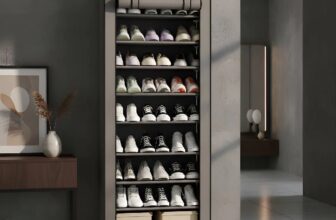 Sapateira Organizador De Sapatos Com 9 Prateleiras POR 56,87 https://meli.la/1G…