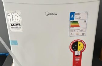 MENOS UM MOTIVO PRA SAIR DO QUARTO Frigobar, 45L, Branco, 220v, Midea POR 389,35…
