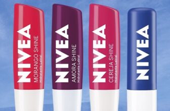 DE COMBÃO BENINASSSSSS NIVEA KIT Hidratante Labial (Original + Amora Shine + Cer…