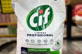RENDE SÓ 300 LITROS CADA  Limpador em Pó Cif Limpeza Pesada 2,4kg – 2 unidades P…