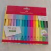 PRA QUEM GOSTAR DE ENFEITAR O CADERNO Caneta Marca Texto Faber-Castell 15 Cores …