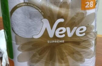 Neve Papel Higiênico Supreme Folha Tripla, 20m, 32 rolos POR 49,90 https://amzn…