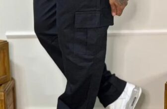 PRECINHO NA CALÇOLA Calça Jogger Cargo Sarja – Preta DE 78,90 | POR 44,97   http…