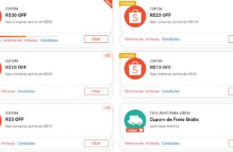 Cupons SHOPEE renovados! TecnologiaW1F110OFFAF – R$10 OFF em compras acima de R…