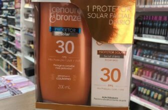 SE PROTEGE DESSE SOLZÃO AI Cenoura e Bronze Kit Protetor Solar Corpo FPS 30 200m…