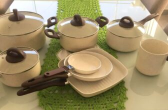 KIT SUPER COMPLETO! Conjunto de Panelas 8 Peças Ceramic Life Smart Plus Vanilla …