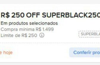 SUPER DESCONTOS EM ELETRODOMÉSTICOS DO ML  CUPOM: SUPERBLACK250$250 OFF em comp…