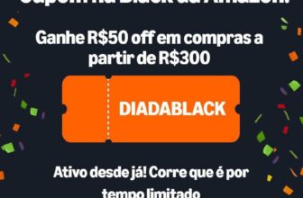 NOVO CUPOM AMAZON   R$ 50 OFF em compras acima de R$ 300 Cupom: DIADABLACK http…