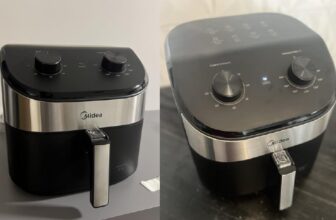 PARE DE USAR OLEO IMEDIATAMENTE  Fritadeira Air Fryer 5,5l Widemax Com Interior …