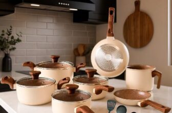 TUA COZINHA VAI FICAR CHIQUES Jogo De Panelas Cerâmico Antiaderente Indução 10 P…