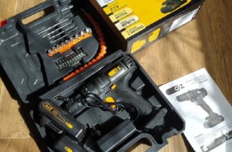 AQUI É PRA SEPARAR HOMENS DE MENINOS Furadeira Parafusadeira Sem Fio De 10mm 3/8…