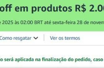 CUPOM DE DESCONTO NA AMAZON300 OFF COMPRA MÍNIMA DE 2000CUPOM: MADRUGADA300VÁLID…
