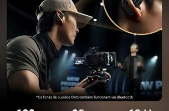 GRAVAÇÃO INTERNA EM 32 BIT FLOATpreço absurdo Microfone Hollyland Lark Max 2 Ul…