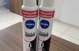 🌬 Kit Desodorante Aerossol Black & White Clear 150mL Nivea…