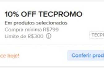 ➡️ 10% OFF em R$799, limitado a R$300 OFF 🎟…