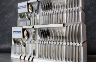 🍴 Jogo Talheres Faqueiro Búzios Aço Inox 24 Peças Tramontina…