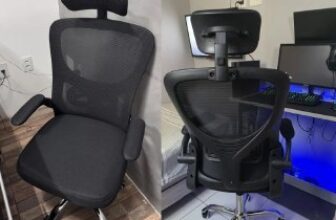 💪 Cadeira de escritório Diretor com Encosto de Cabeça Flink…