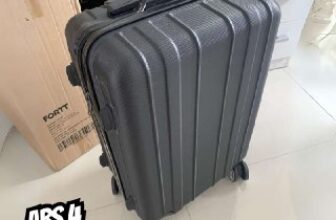 🧳 Mala de Bordo ABS 4 Rodas Action Fortt Preta…