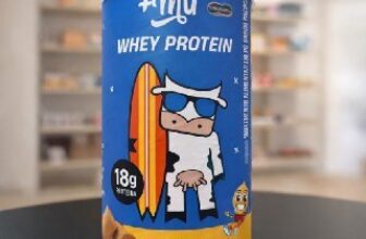 💪 Mu Whey Concentrado Sabor Paçoquita Pote 450g 🔥 DE…