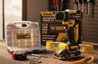 🔨 Parafusadeira Faster Brushles Profissional Mandril Metal Amarelo 🔥 DE…