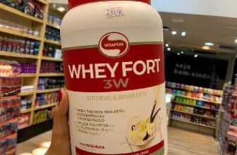 💪 Whey Fort 3W Baunilha 900g Vitafor 🔥 DE 239…