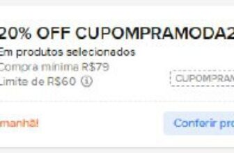 🚨 NOVO CUPOM MERCADO LIVRE ➡️ 20% OFF a partir…