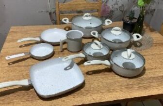 🥘 Jogo de Panelas Casambiente Revestimento Cerâmico Antiaderente 8 Pçs…