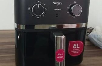 ✅ Fritadeira Elétrica Air Fryer Gran Fry Elgin – 8…