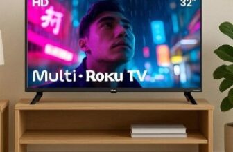 📺 Smart Tv Dled 32″ Hd Multi Essencial Roku 🔥…