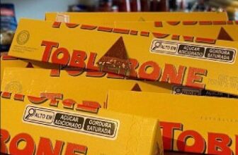 🍫 Chocolate Ao Leite Toblerone Nougat de Mel e Amêndoas…
