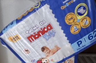 👶 Fralda Turma da Mônica Baby Mega P 62 Unidades…