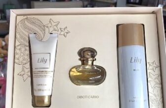 Kit Presente Boticário Lily – Perfume 30ml – Creme Hidratante…