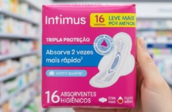 ✅ Intimus Absorvente Externo, Extra Suave com Abas, 16 unidades…