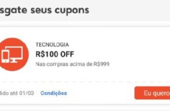 🚨 NOVO CUPOM SHOPEE 🆕 ➡️ R$100 OFF em R$999…