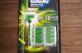 🪒 Gillette Aparelho De Barbear Mach3 Sensitive + 9 Cargas…