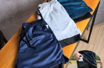 ✅ Kit com 3 Shorts 2 Em 1 Duplo Bolso…