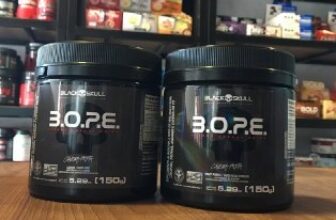 💪 Pré-Treino BOPE Black Skull (150g) – Sabor Fruit Punch…
