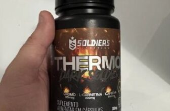 💊 Termogênico Dark Cafeina Soldiers Nutrition 60 caps 🔥 DE…