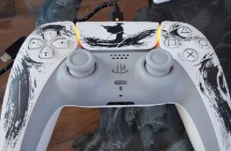 🎮 Controle sem fio DualSense – Edição Limitada Black: Ghost…