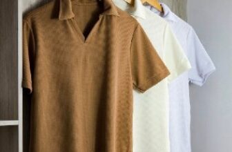 👕 Camisa Polo Texturizada (5 cores disponíveis) 🔥 DE 78…