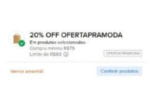 🚨 NOVO CUPOM NO MERCADO LIVRE ➡️ 20% EM MODA,…
