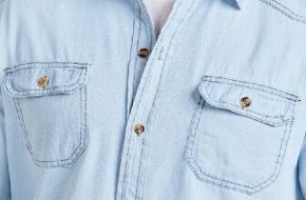 👕 Camisa Jeans Manga Longa Long Fit Slim 🔥 DE…