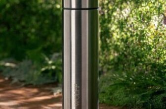 ✅ WOLFF – Garrafa Térmica de Aço Inox c/ Termômetro…