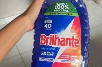 🫧 Brilhante Limpeza Total – Lava Roupas Líquido 3L 🔥…