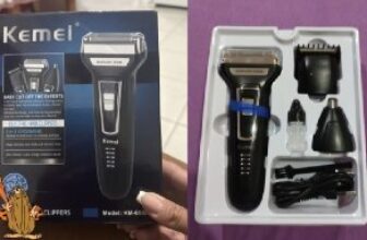 ✅ Barbeador E Cortador De Cabelo 3 Em 1 Kemei…